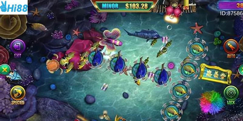 Giao diện đẹp mắt và phần thưởng hấp dẫn